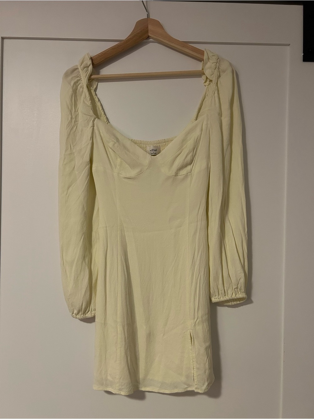 Wilfred Aritzia Yellow Dress